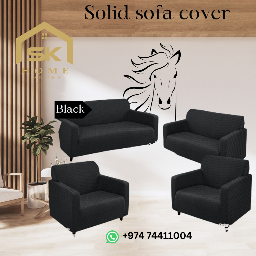 Modern sofa cover solid colors - SK HOME CENTER