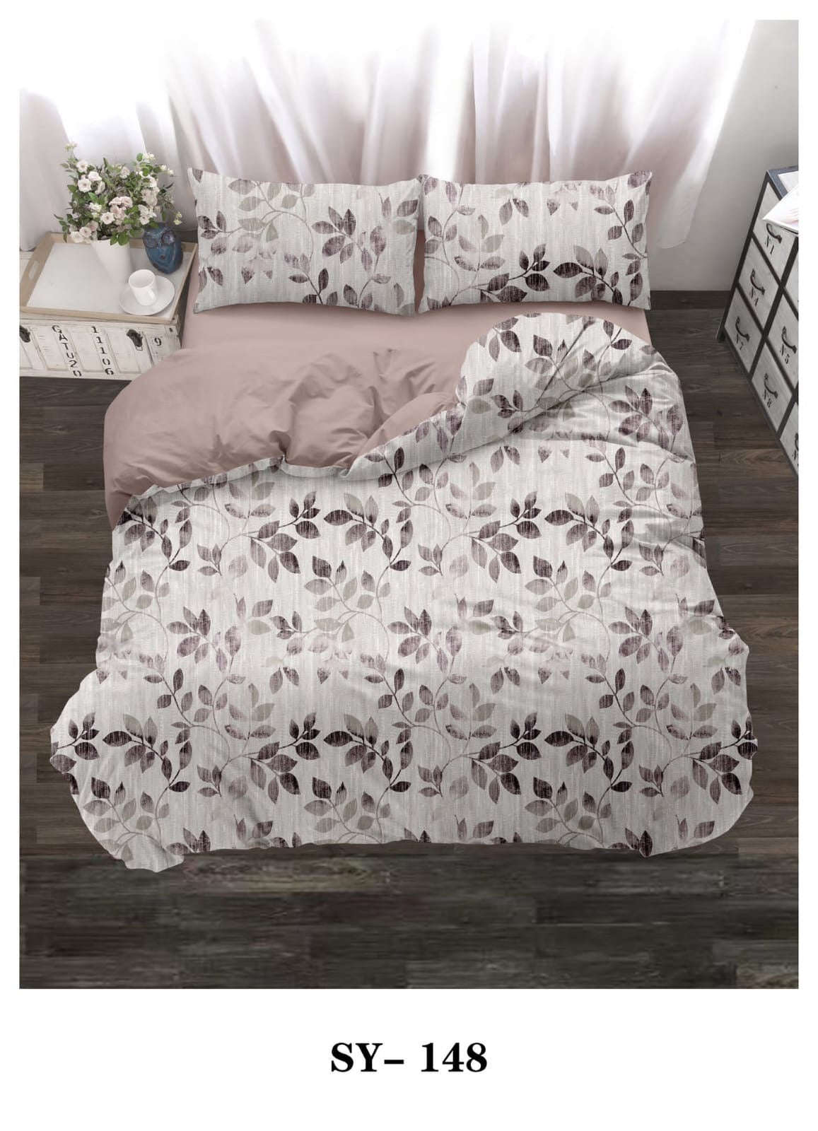 King size pattern duvet cover 6pcs set