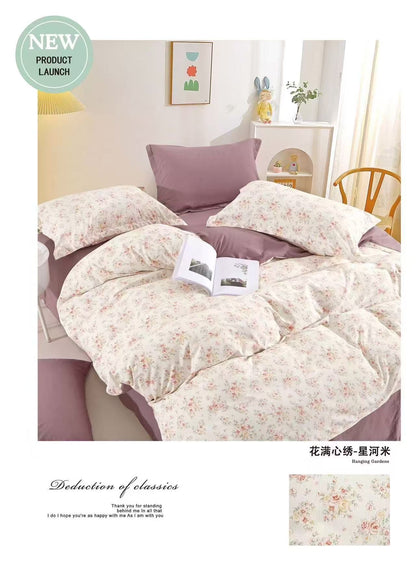 Premium Quality Super King Comforter 6PCS Set - Cotton Fabric | 240x260cm (SALE)