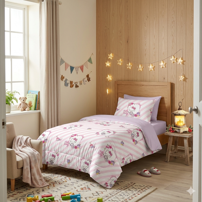 Kids Quilt 4-Piece Quilt Set – Soft & Cozy Premium Kids Bed Set (200×120 cm)