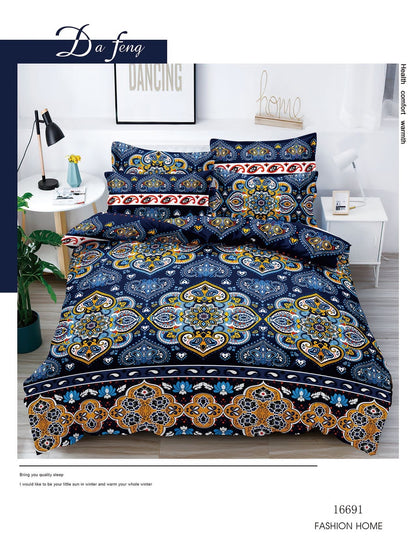 Queen size comforter 4 pieces set - 160x200cm