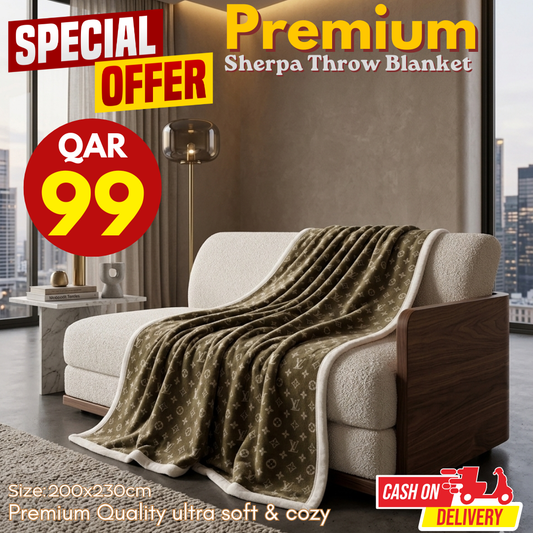 Sherpa Throw Fleece Blanket: Cozy Comfort Redefined