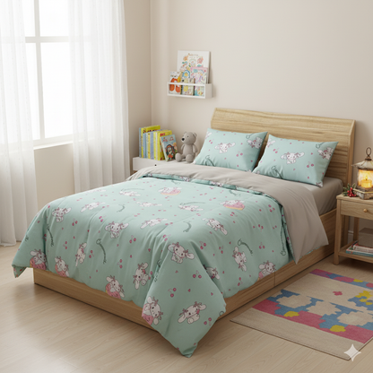 Kids Quilt 4-Piece Quilt Set – Soft & Cozy Premium Kids Bed Set (200×120 cm)
