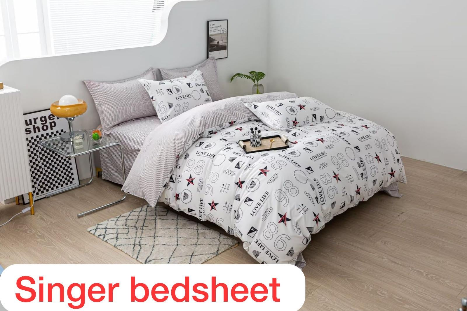 Single size Duvet cover set 4in1 - SK HOME CENTER