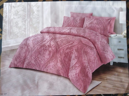 New collection Queen size solid comforter set 160x220cm - SK HOME CENTER