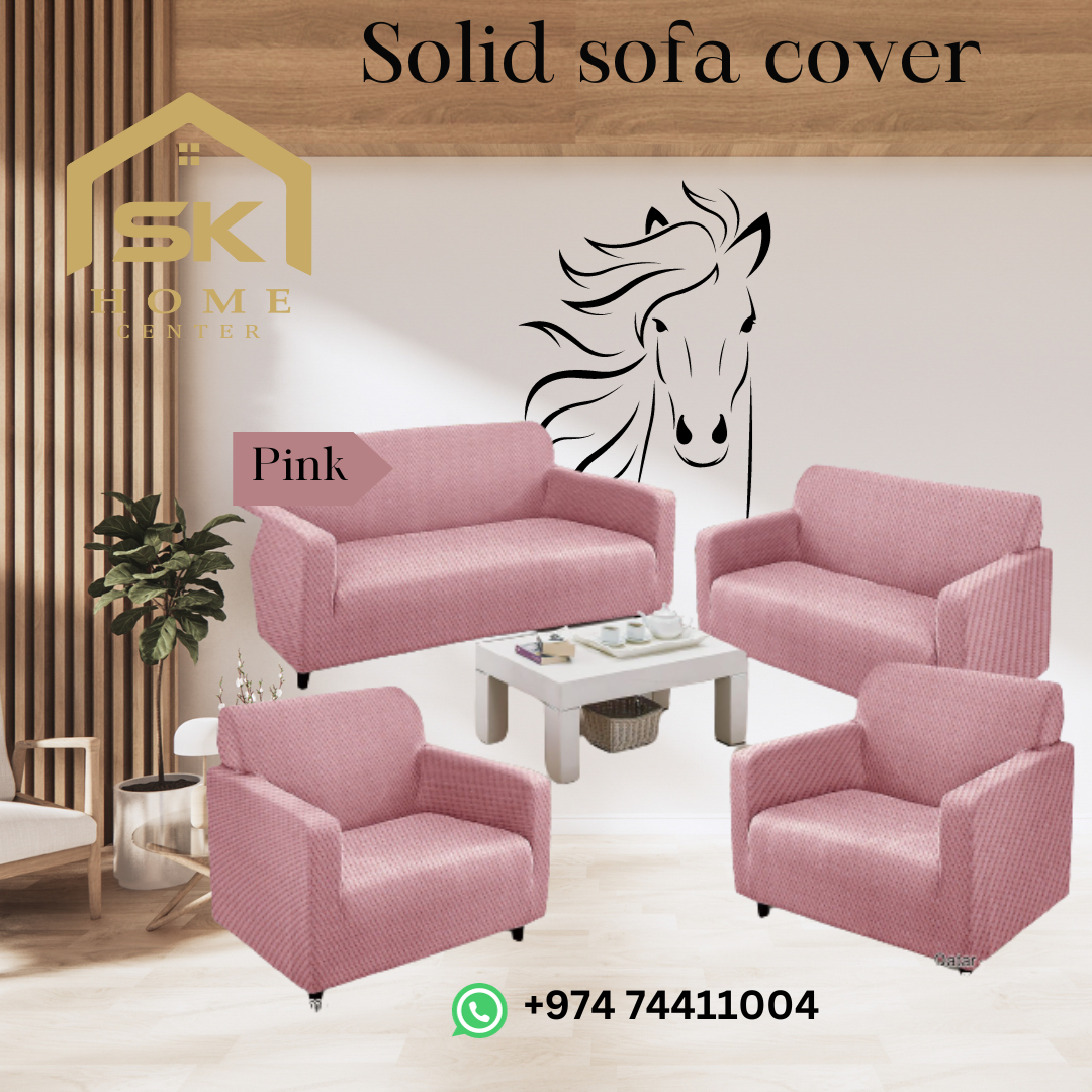 Modern sofa cover solid colors - SK HOME CENTER