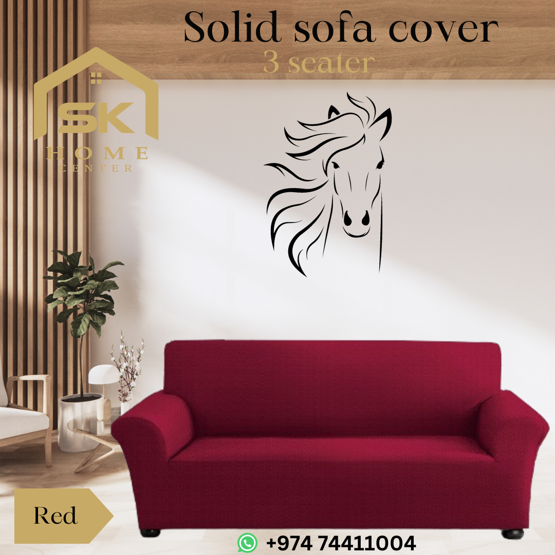 Modern sofa cover solid colors - SK HOME CENTER