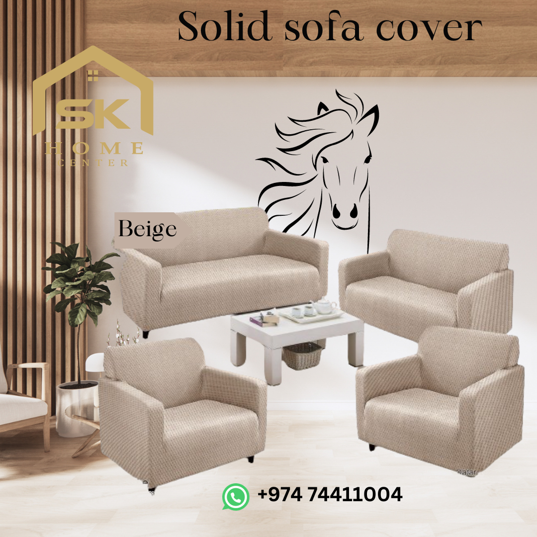 Modern sofa cover solid colors - SK HOME CENTER