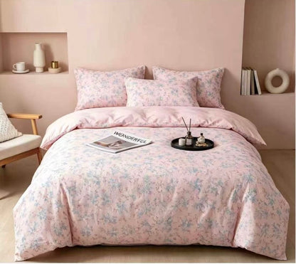 Premium Quality Comforter Set (Queen Size 4 Pcs set) 100% Cotton - SK HOME CENTER