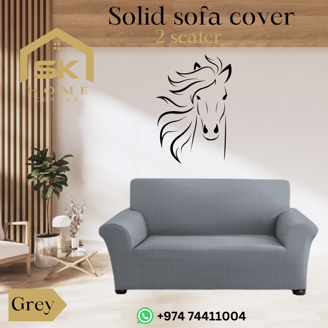 Modern sofa cover solid colors - SK HOME CENTER