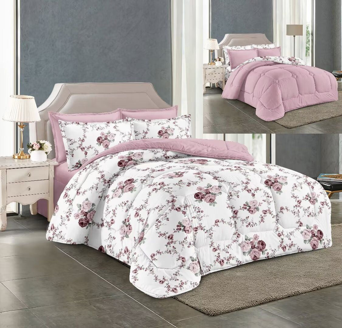 New collection Single/Twin size comforter 4 pieces set - 120 x 200cm - SK HOME CENTER