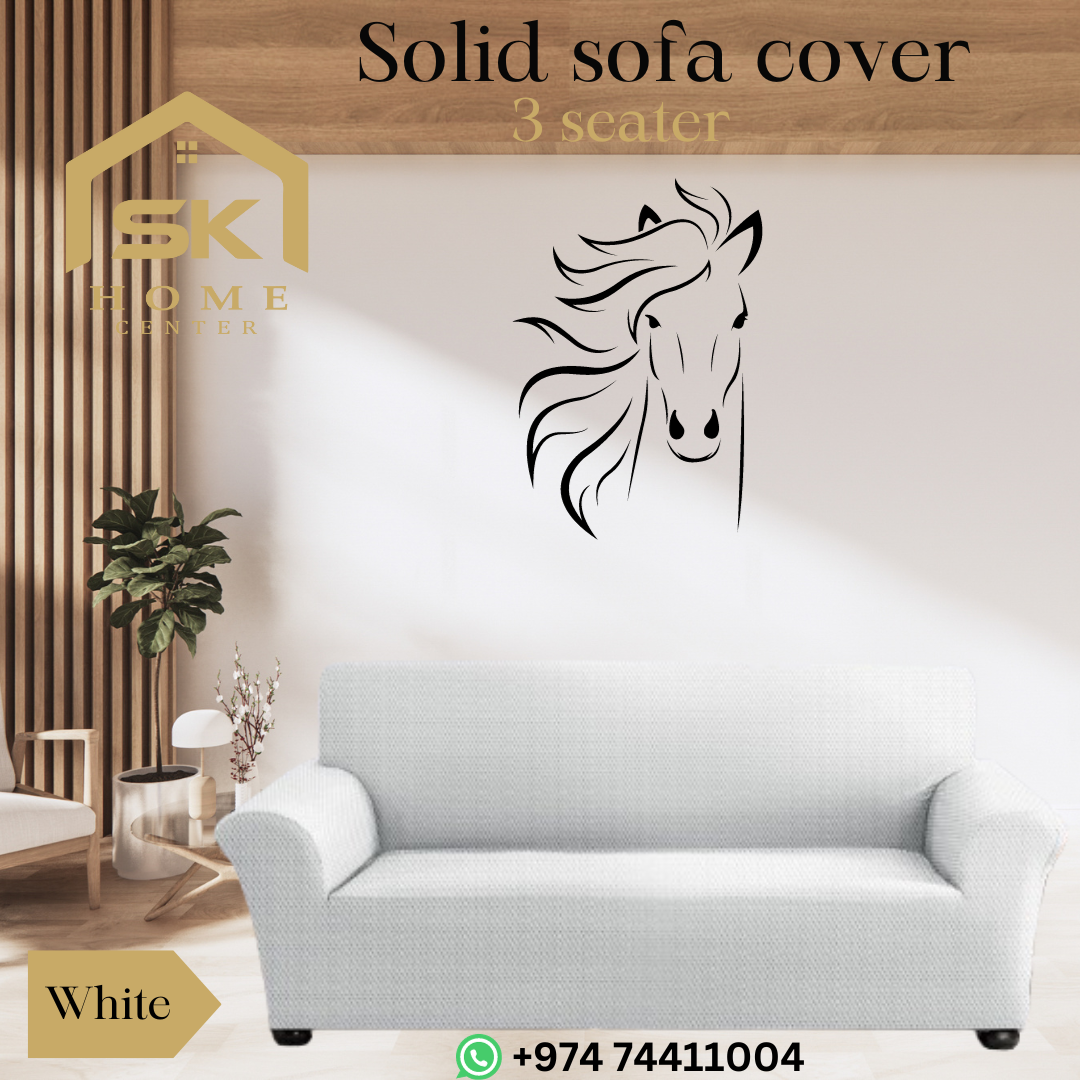 Modern sofa cover solid colors - SK HOME CENTER