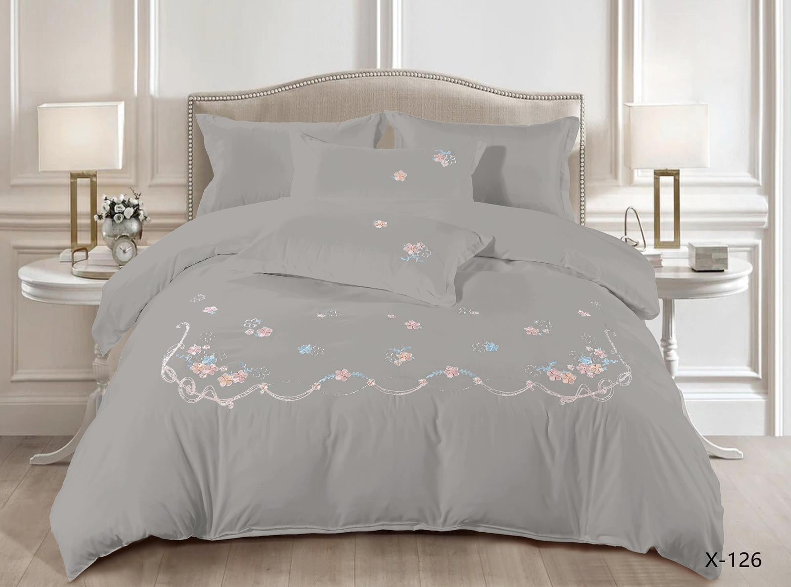 Embroidery comforter set-King - SK HOME CENTER