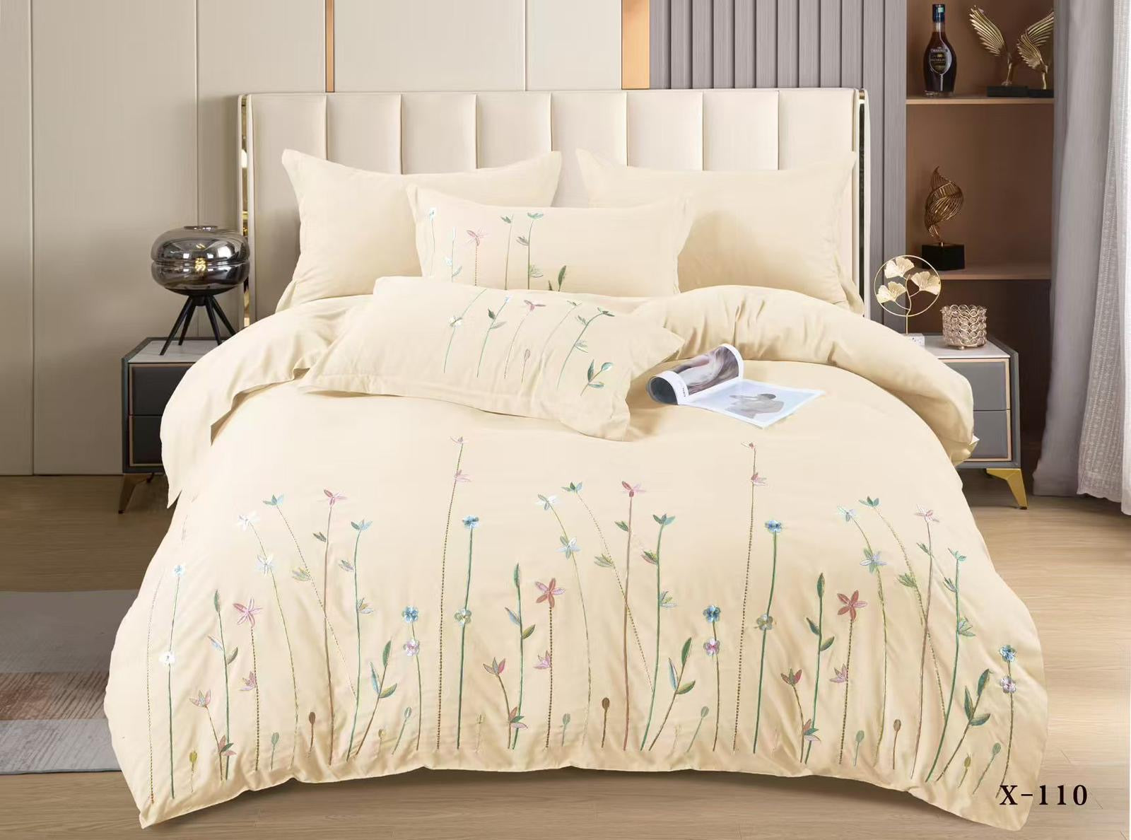 Embroidery comforter set-King - SK HOME CENTER