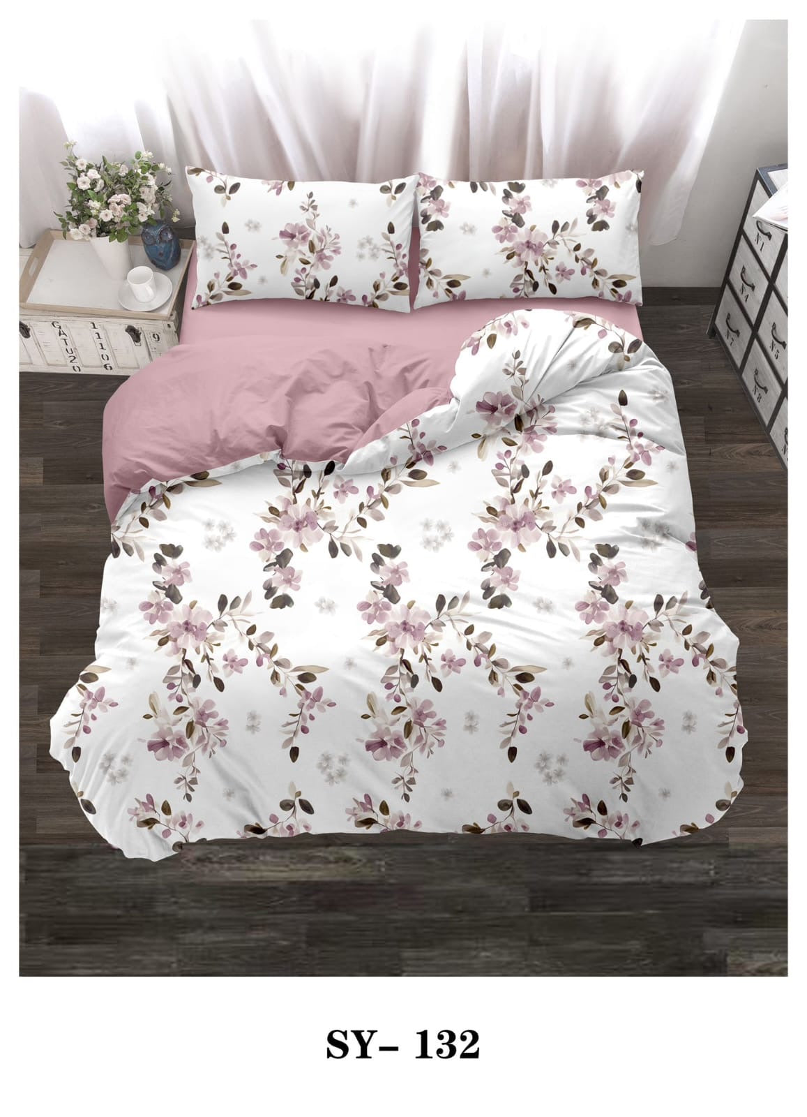 King size pattern duvet cover 6pcs set
