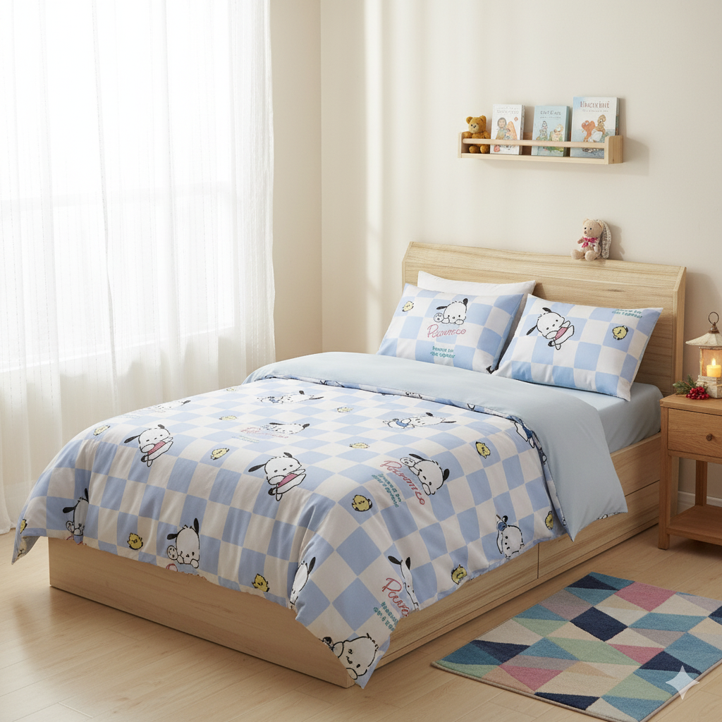 Kids Quilt 4-Piece Quilt Set – Soft & Cozy Premium Kids Bed Set (200×120 cm)