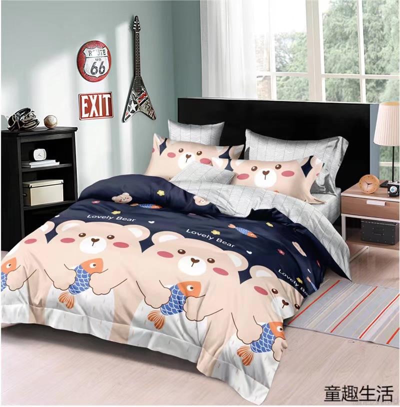 Single size Duvet cover set 4in1 - SK HOME CENTER