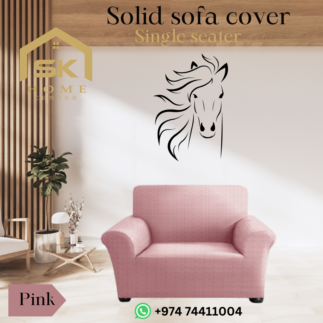 Modern sofa cover solid colors - SK HOME CENTER