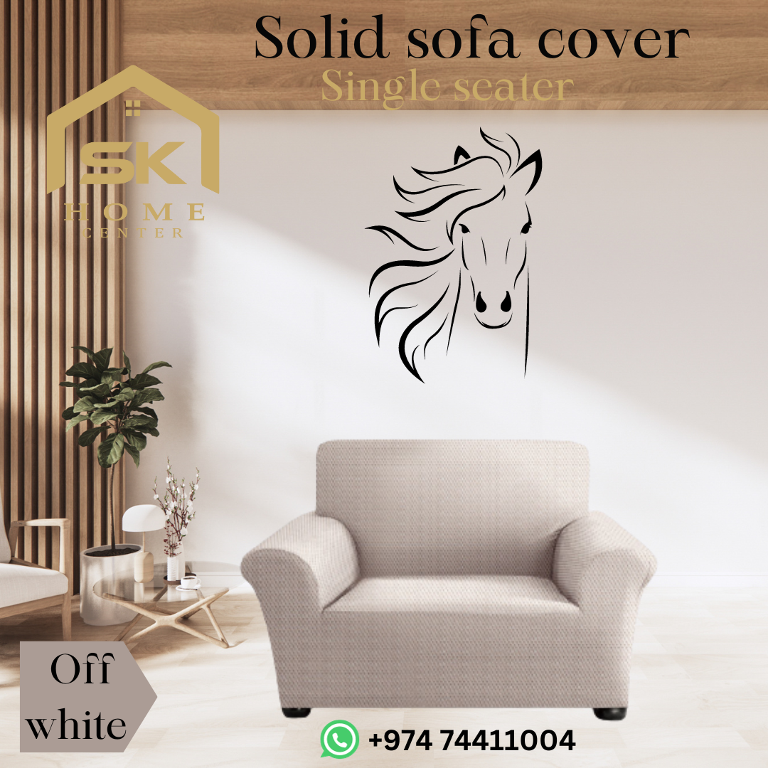 Modern sofa cover solid colors - SK HOME CENTER