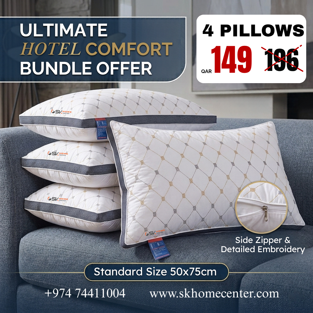 Hotel Pillows! Embroidery Pattern - SK HOME CENTER