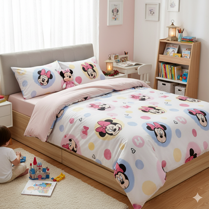 Kids Quilt 4-Piece Quilt Set – Soft & Cozy Premium Kids Bed Set (200×120 cm)