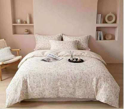 Premium Quality Comforter Set (Queen Size 4 Pcs set) 100% Cotton - SK HOME CENTER