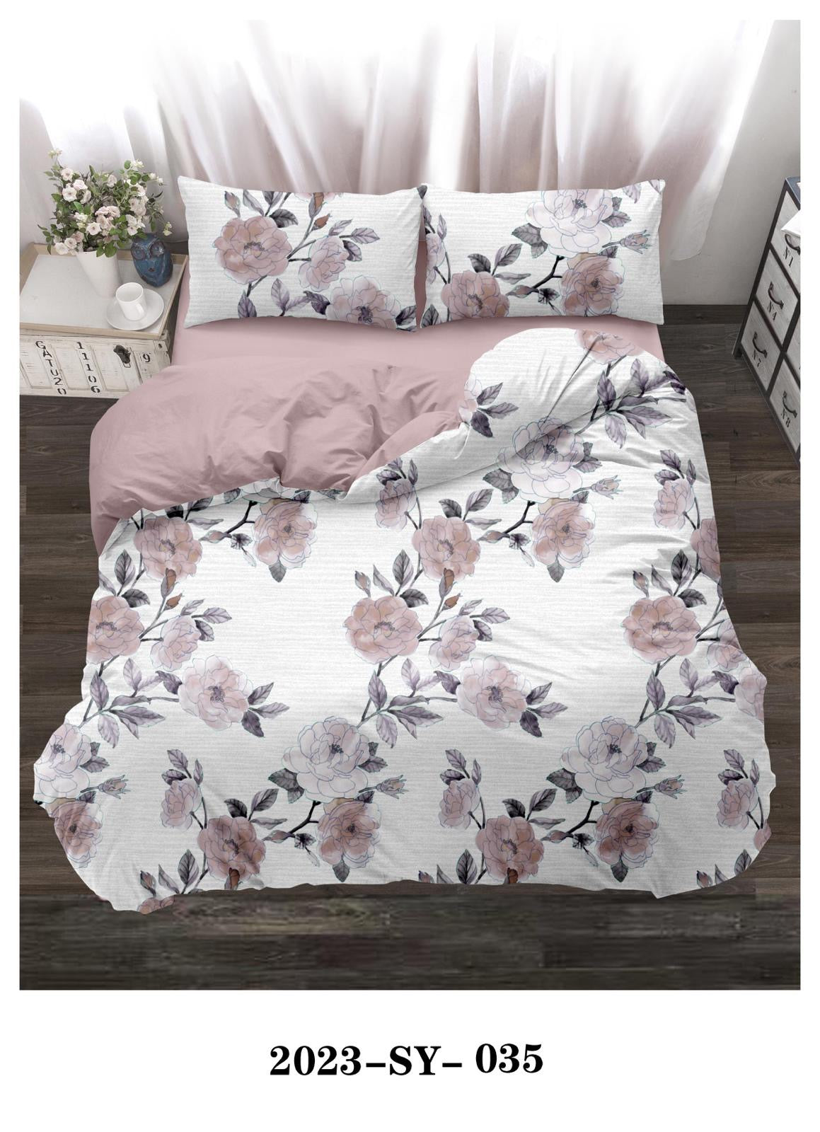 King size pattern duvet cover 6pcs set