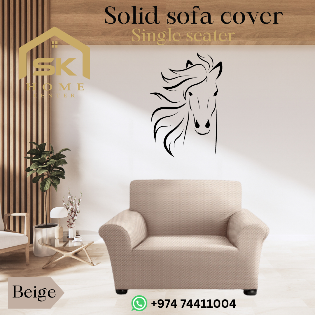 Modern sofa cover solid colors - SK HOME CENTER