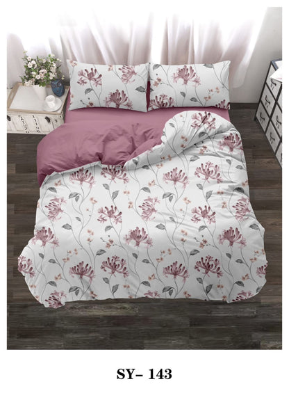 King size pattern duvet cover 6pcs set