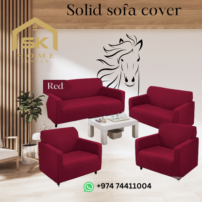 Modern sofa cover solid colors - SK HOME CENTER