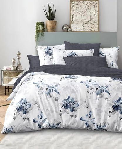Floral print King size comforter 6 pieces set - 220 x 240cm