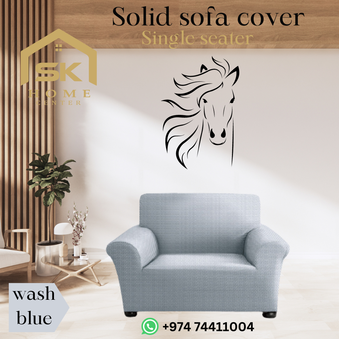 Modern sofa cover solid colors - SK HOME CENTER