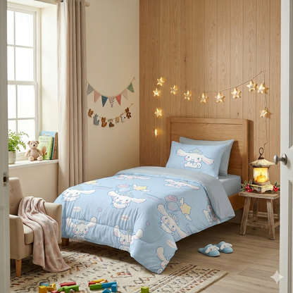 Kids Quilt 4-Piece Quilt Set – Soft & Cozy Premium Kids Bed Set (200×120 cm)
