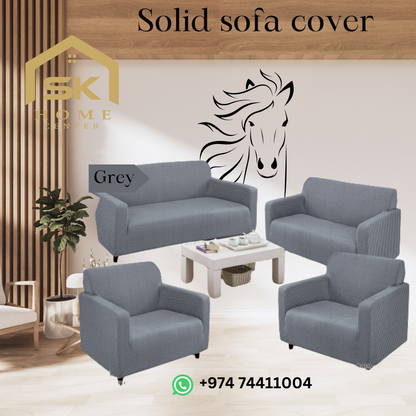 Modern sofa cover solid colors - SK HOME CENTER