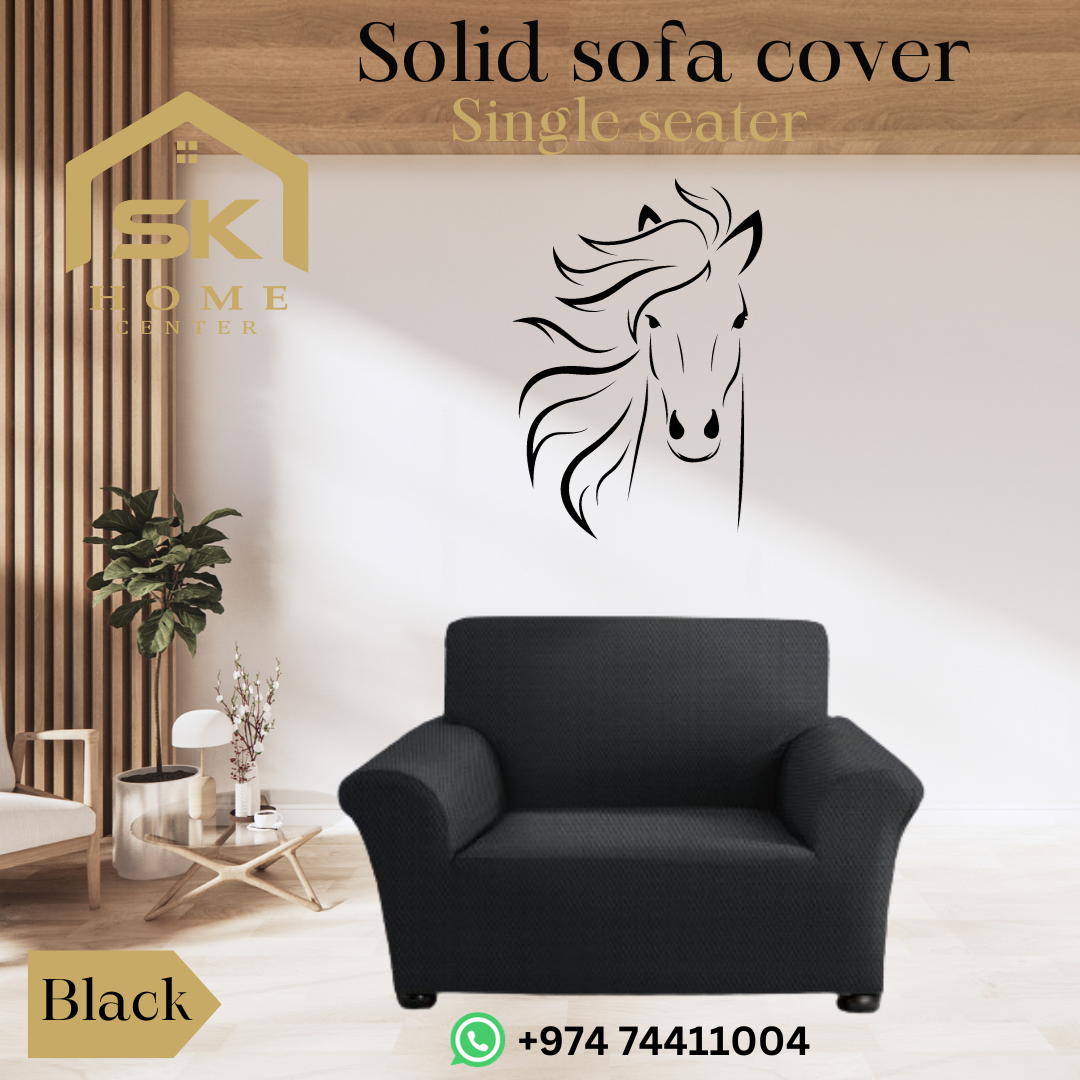 Modern sofa cover solid colors - SK HOME CENTER