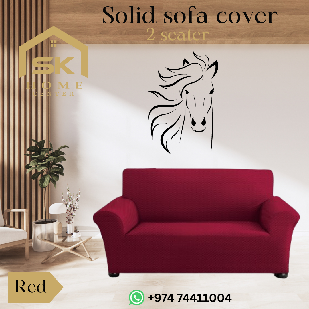 Modern sofa cover solid colors - SK HOME CENTER