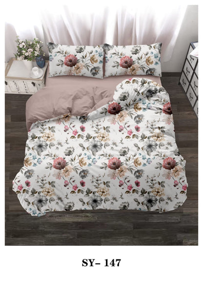 Floral King size comforter 6Pcs set - 220 x 240cm