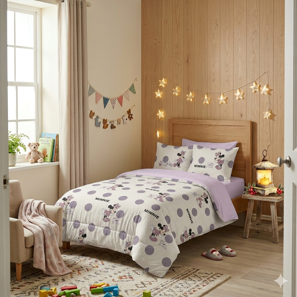 Kids Quilt 4-Piece Quilt Set – Soft & Cozy Premium Kids Bed Set (200×120 cm)