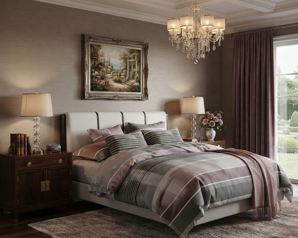 Floral 6-Piece Cotton Comforter Set | King Size Bedding Set - SK HOME CENTER