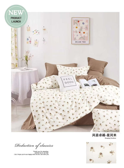 Premium Quality Super King Comforter 6PCS Set - Cotton Fabric | 240x260cm (SALE)