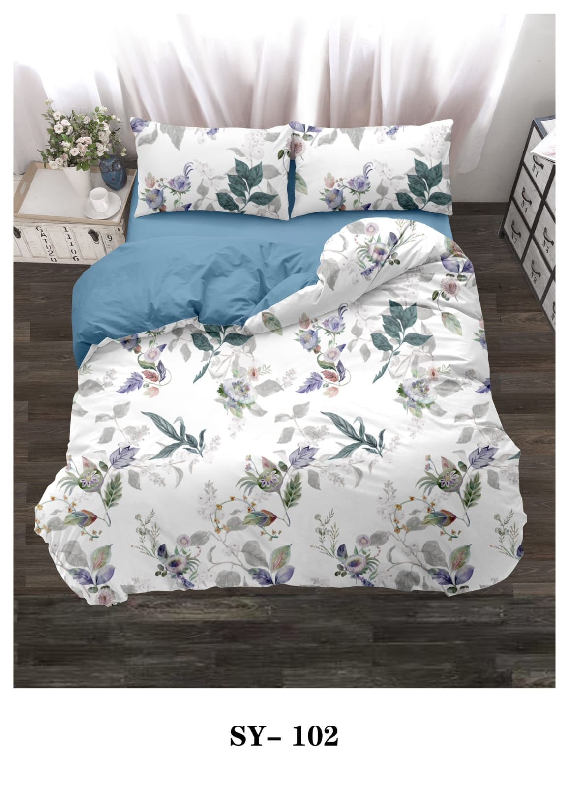 New Collection King size duvet cover 6in1 set - SK HOME CENTER