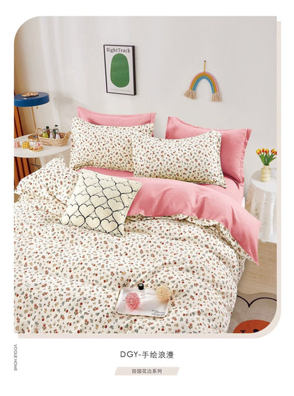 New Arrival: 100% cotton King size comforter 6in1 set - SK HOME CENTER