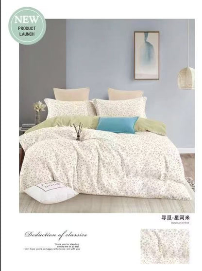 Premium Quality Super King Comforter 6PCS Set - Cotton Fabric | 240x260cm (SALE)