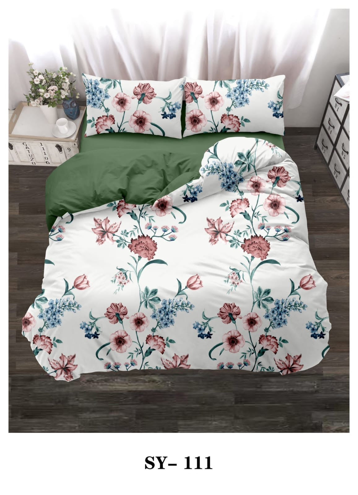 King size pattern duvet cover 6pcs set