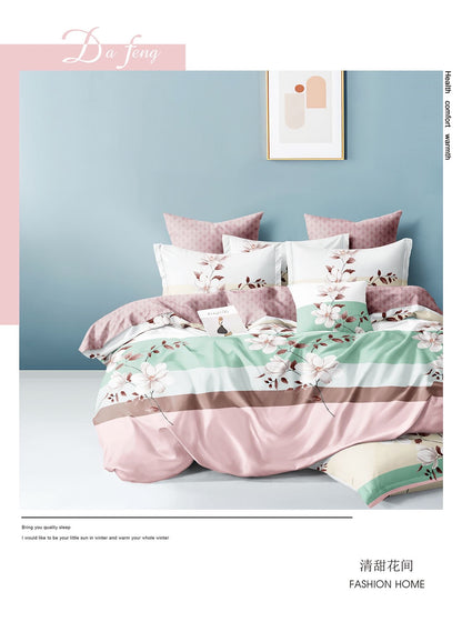 Queen size comforter 4 pieces set - 160x200cm
