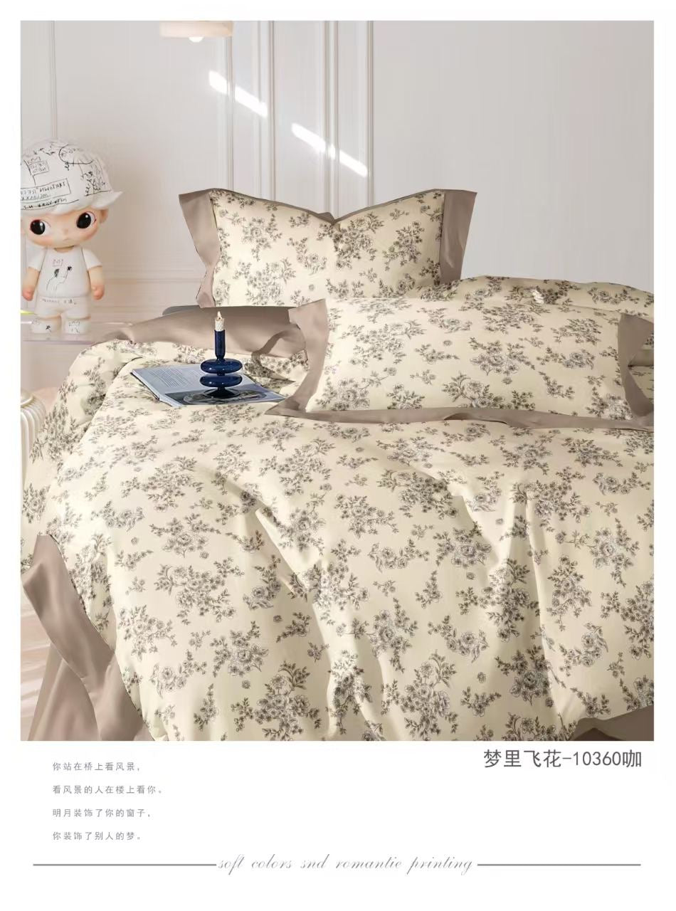 Premium Quality Super King Comforter 6PCS Set - Cotton Fabric | 240x260cm (SALE)