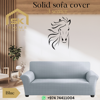 Modern sofa cover solid colors - SK HOME CENTER