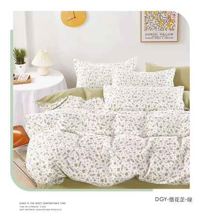 Premium Quality Single Comforter 4pcs Set