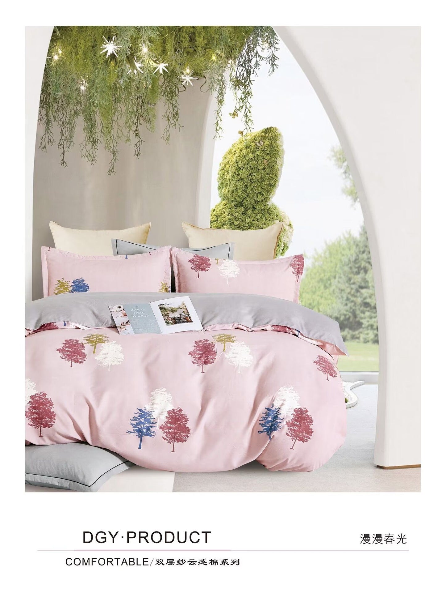 New Arrival: 100% cotton King size comforter 6in1 set - SK HOME CENTER