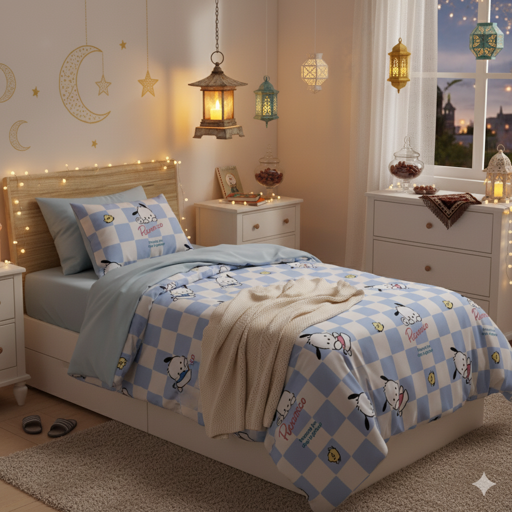 Kids Quilt 4-Piece Quilt Set – Soft & Cozy Premium Kids Bed Set (200×120 cm)